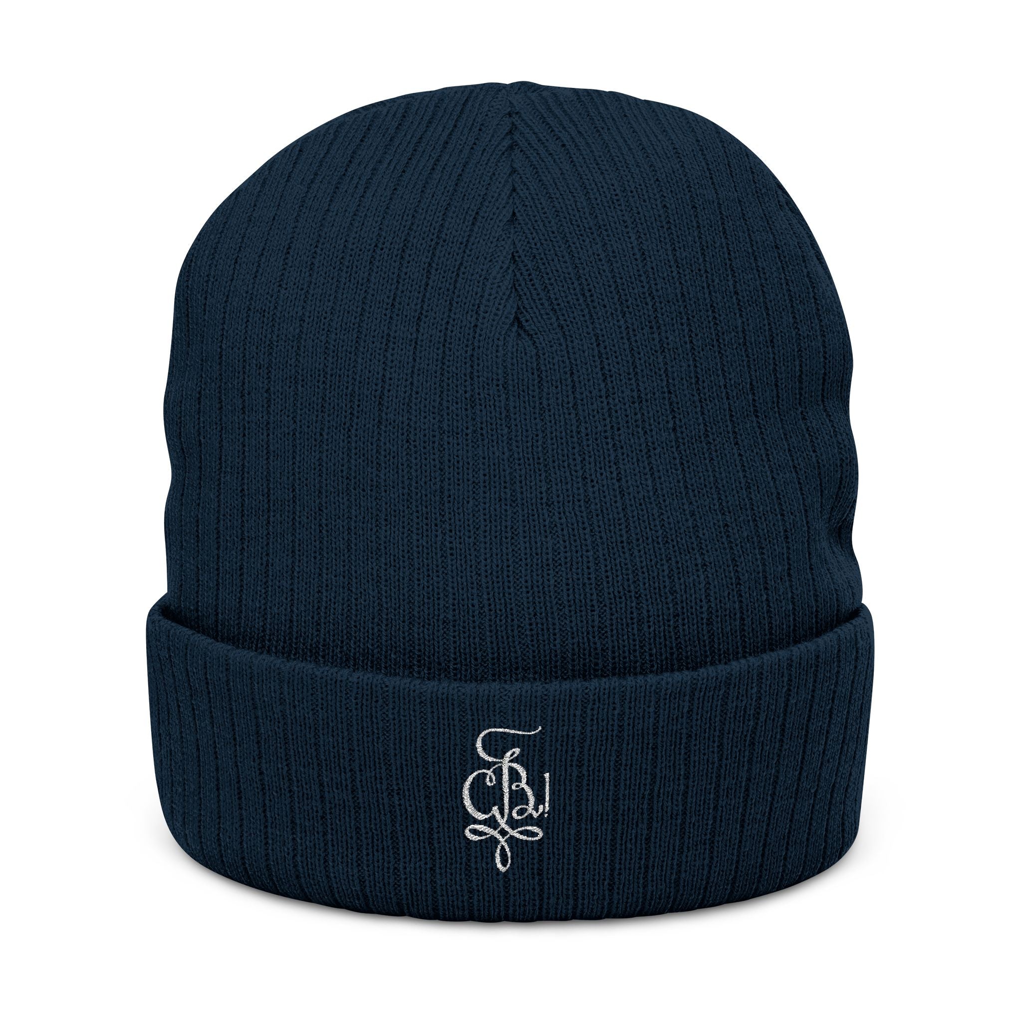 Ribbed Knit Beanie (Embroidery)
